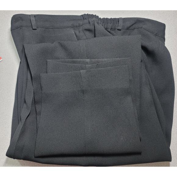 Nygard Collection Black Pleated Front Dress Pants 14 Lightweight Lined Soft - Picture 6 of 7